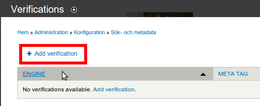 Lägg till verifiering