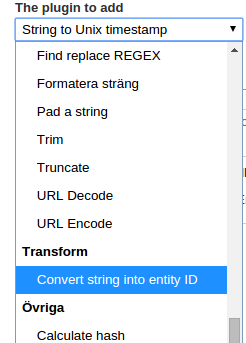 Välj convert string to id