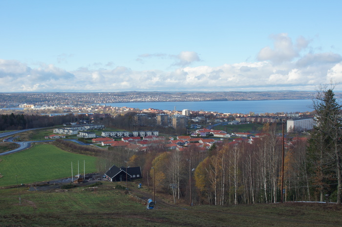 Vy över Jönköping från Järabacken