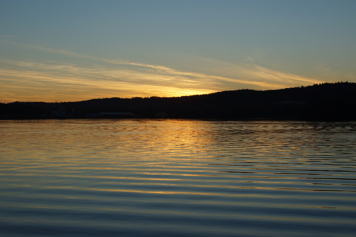 Solnedgång över Munksjön