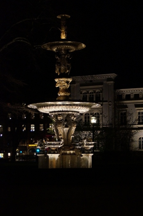 Fontänen i Rådhusparken