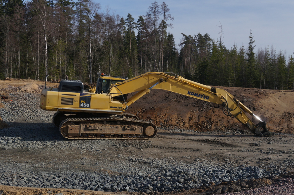Komatsu PX450 grävmaskin