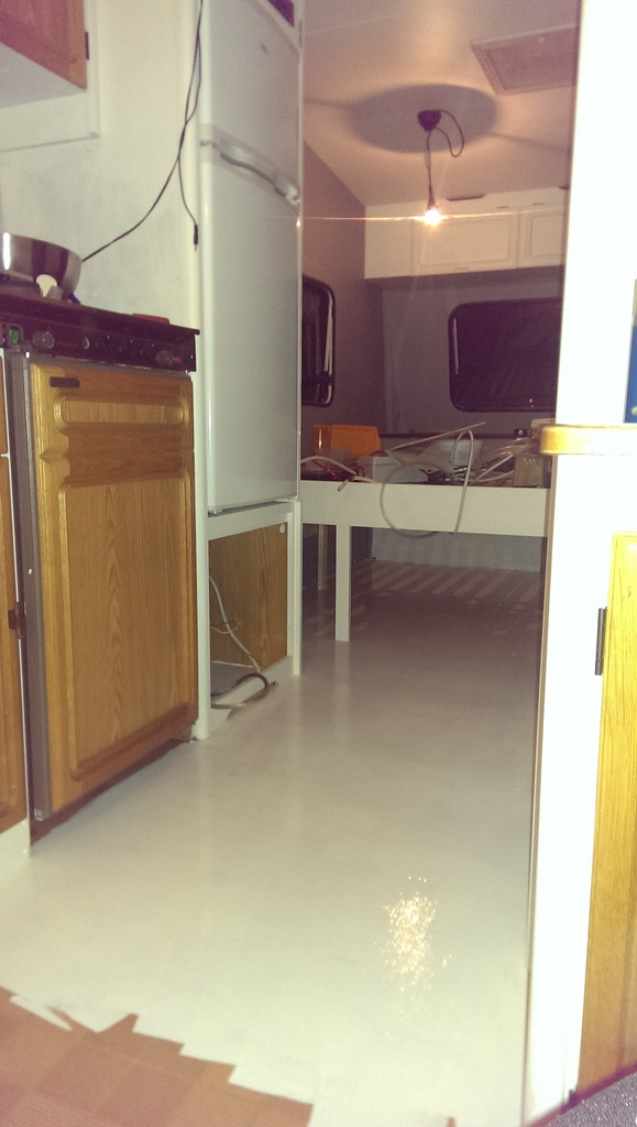 Snart klar, fast lampan glömde jag släcka