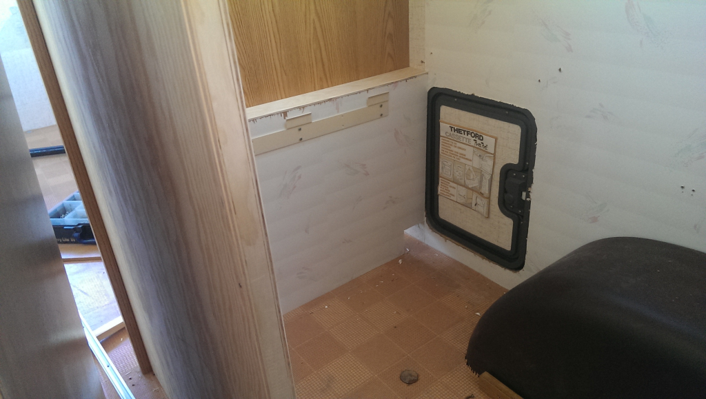 täckskivan bakom toaletten monterad