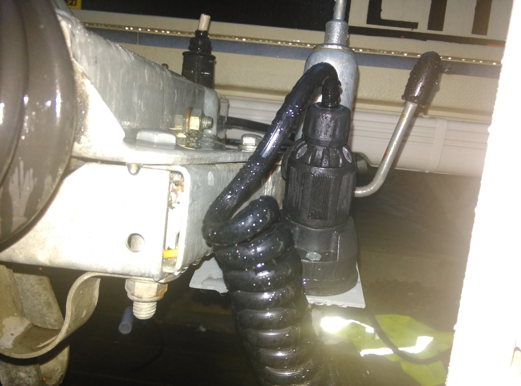 El-handsken til husvagnen