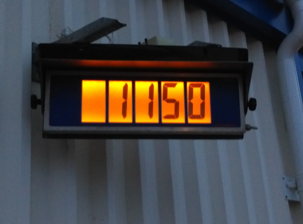 Vikt när vagnen är frånkopplad