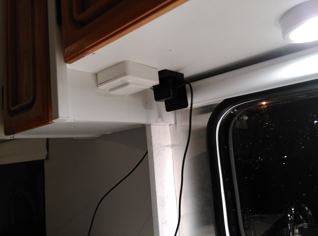 Kabeldragning till lampor i köket